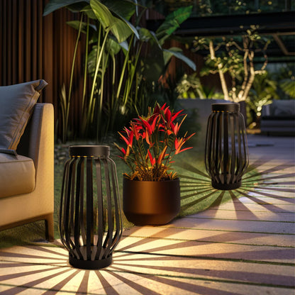 Solar Powered Outdoor Landscaping Path Lights Floor Lamp