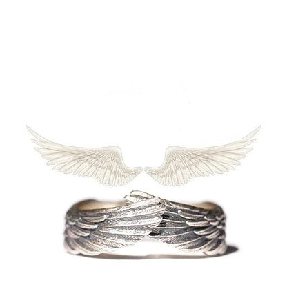 Guardian Angel Wings Hug Ring – A Symbol of Protection and Strength